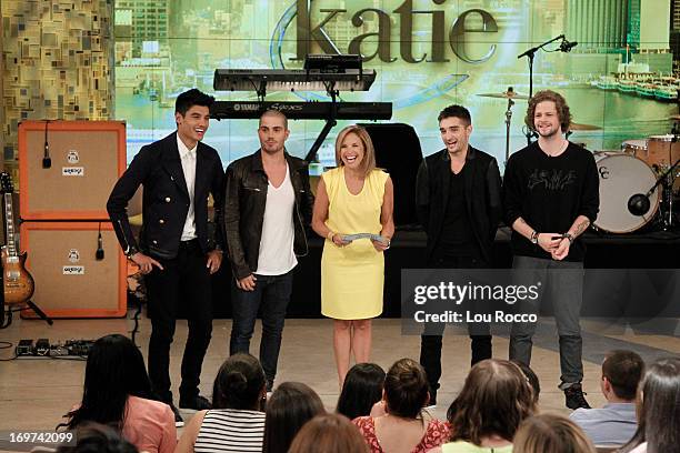 The wild British boy band, The Wanted, visit KATIE, distributed by Disney-Walt Disney Television via Getty Images Domestic Television. KATIE COURIC,...