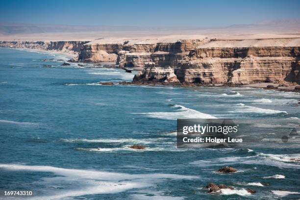 coastline - antofagasta stockfoto's en -beelden