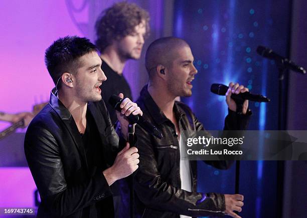 The wild British boy band, The Wanted, visit KATIE, distributed by Disney-Walt Disney Television via Getty Images Domestic Television. THE WANTED