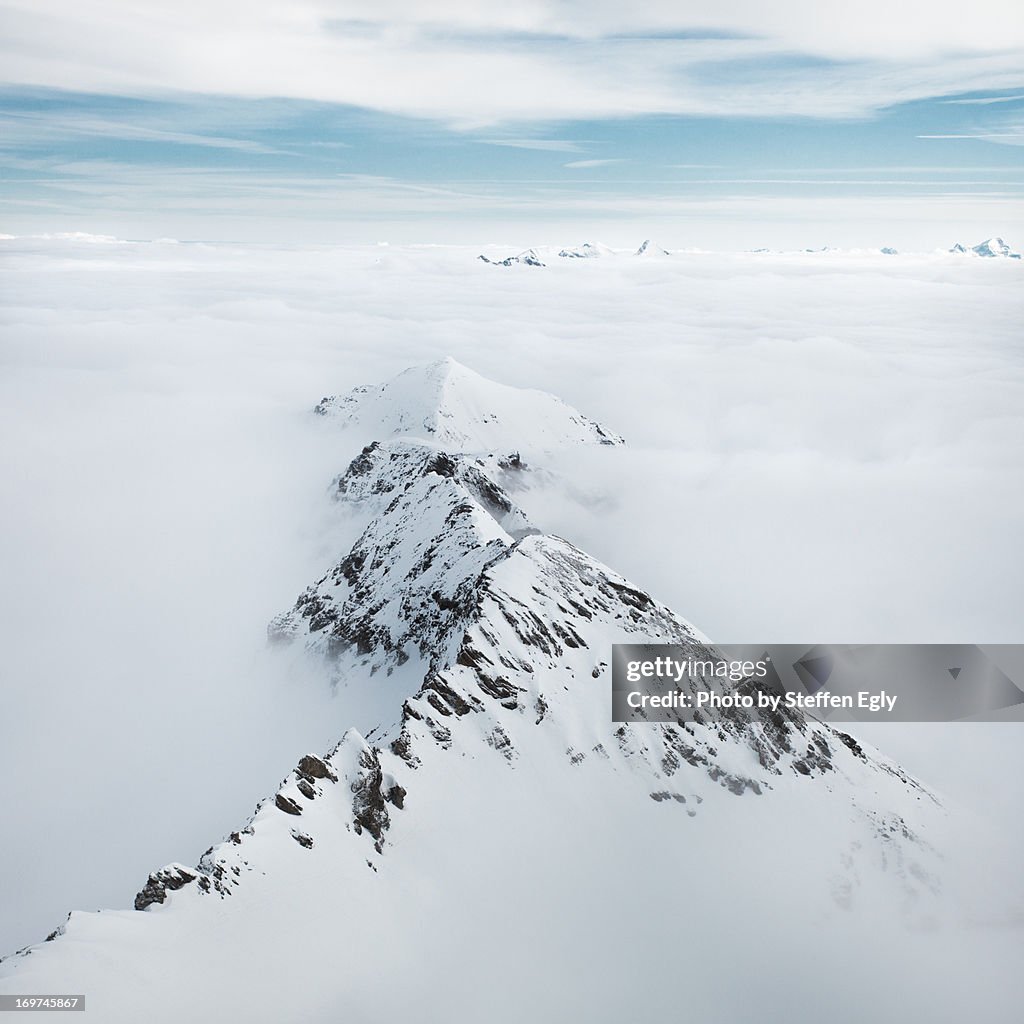 High fog Alps