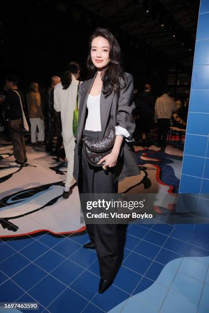 Shu Qi attends the Bottega Veneta fashion show during the Milan Fashion Week Womenswear Spring/Summer 2024 on September 23, 2023 in Milan, Italy.