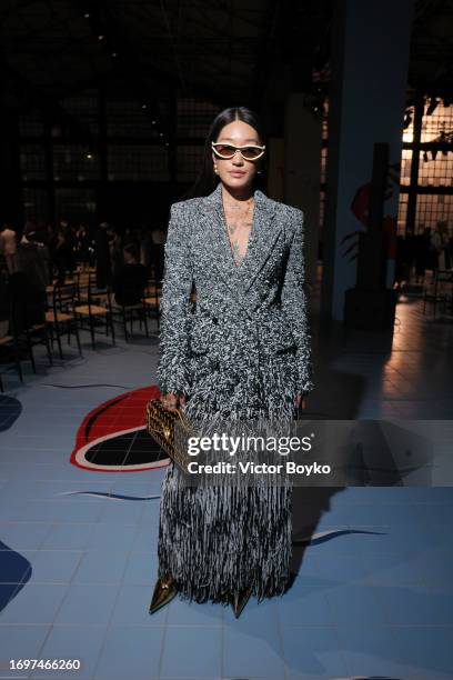 Peggy Gou attends the Bottega Veneta fashion show during the Milan Fashion Week Womenswear Spring/Summer 2024 on September 23, 2023 in Milan, Italy.