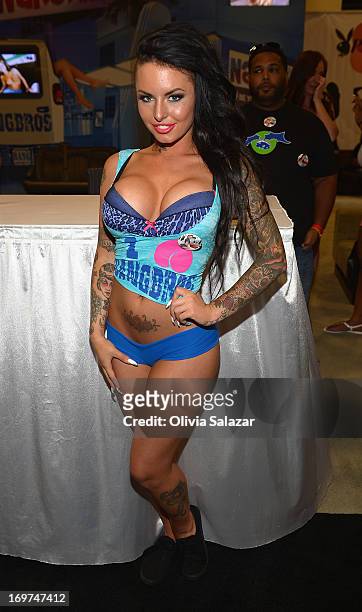 Christy Mack attends Exxxotica Expo 2013 on May 31, 2013 in Fort Lauderdale, Florida.