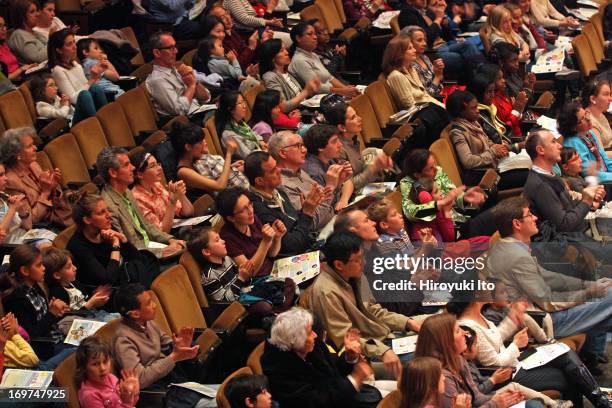 New York Philharmonic presents "Young People's Concert: Music with an Accent: World's Fair" at Avery Fisher Hall on Saturday afternoon, May 25,...