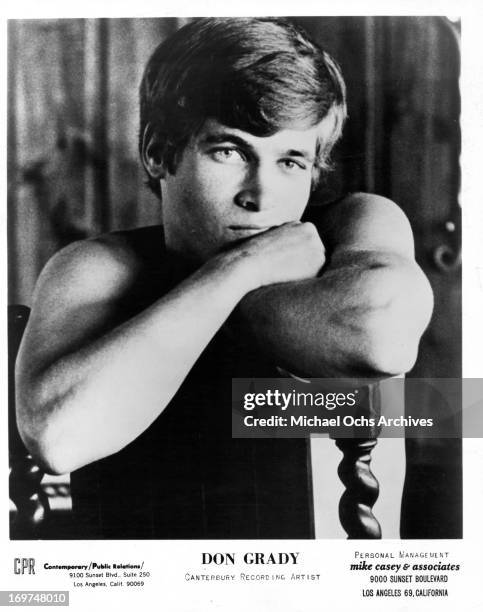 Actor Don Grady poses for a portrait in circa 1962.