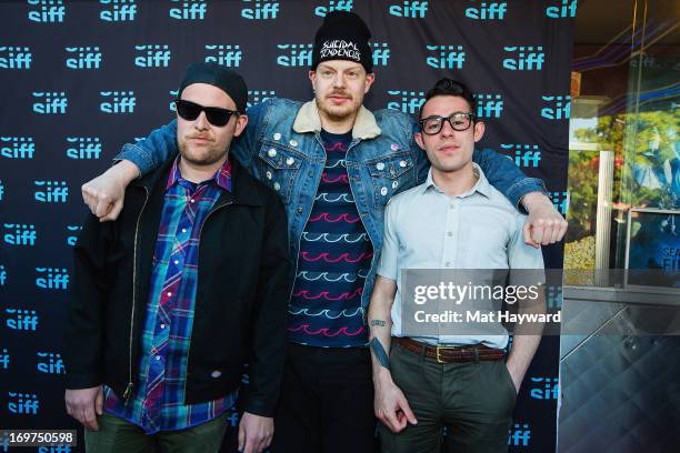 Terry Radjaw, P Smoov and Buffalo Madonna attend the world premiere of "The Otherside" during the Seattle International Film Festival at SIFF Cinema...