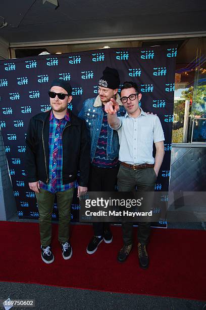 Terry Radjaw, P Smoov and Buffalo Madonna attend the world premiere of "The Otherside" during the Seattle International Film Festival at SIFF Cinema...