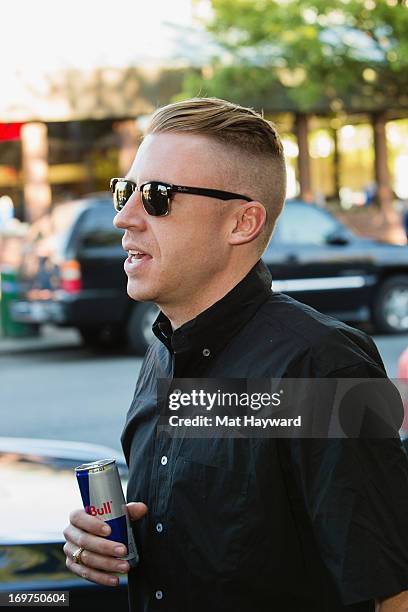 Macklemore attends the world premiere of "The Otherside" during the Seattle International Film Festival at SIFF Cinema Uptown on May 31, 2013 in...