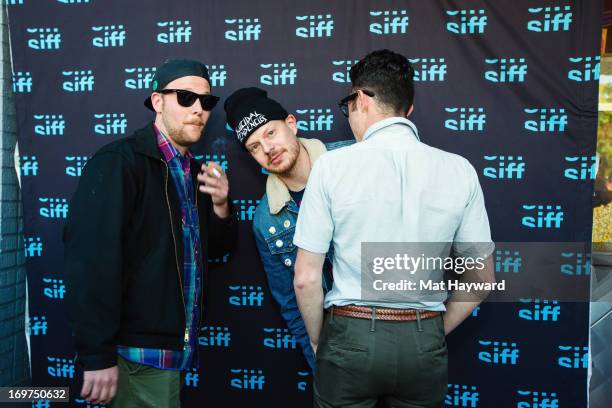 Terry Radjaw, P Smoov and Buffalo Madonna attend the world premiere of "The Otherside" during the Seattle International Film Festival at SIFF Cinema...