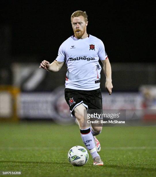 Louth , Ireland - 25 September 2023; Daryl Horgan of Dundalk during the SSE Airtricity Men's Premier Division match between Dundalk and Cork City at...