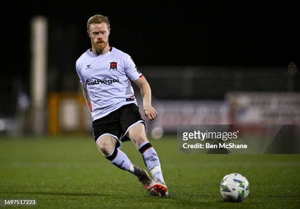 Louth , Ireland - 25 September 2023; Daryl Horgan of Dundalk during the SSE Airtricity Men's Premier Division match between Dundalk and Cork City at...