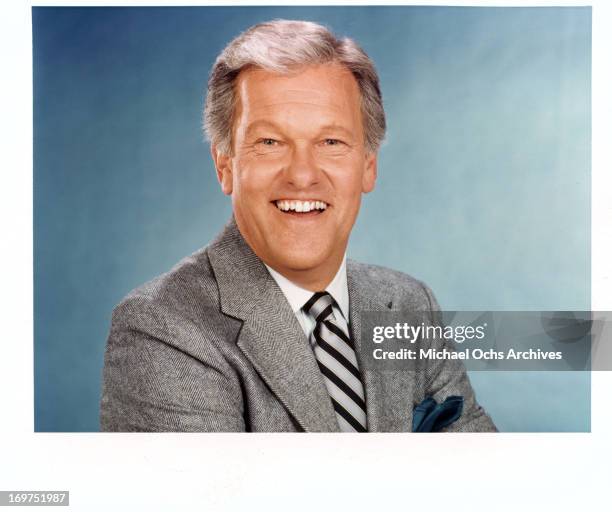 Television personally Tom Kennedy poses for a portrait in circa 1983.