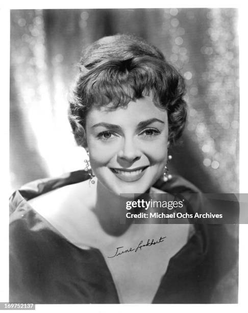 Actress June Lockhart poses for a portrait in circa 1955.