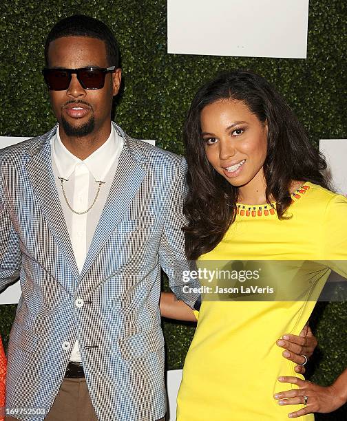 Actress Jurnee Smollett and husband Josiah Bell attend Step Up Women's Network 10th annual Inspiration Awards at The Beverly Hilton Hotel on May 31,...