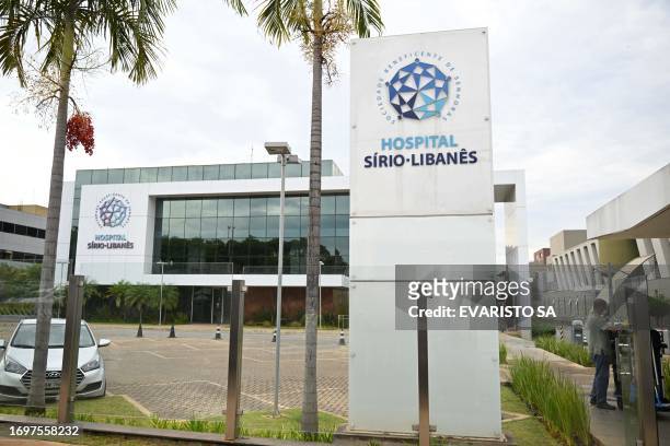Facade of the Sírio-Libanês Hospital, where the Brazilian President Luiz Inácio Lula da Silva will undergo surgery to correct an arthrosis problem in...