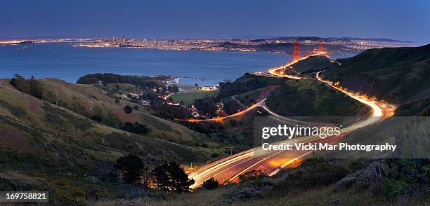 s marks the spot - marin headlands stock pictures, royalty-free photos & images