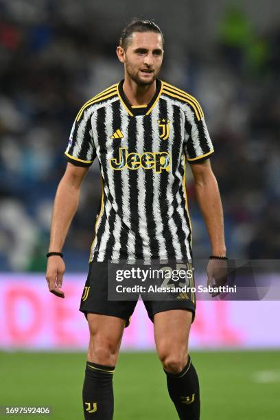 Adrien Rabiot of Juventus looks on during the Serie A TIM match between US Sassuolo and Juventus at Mapei Stadium - Citta' del Tricolore on September...