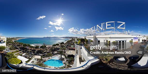 General view taken from the balcony of the Hotel Martinez during The 66th Annual Cannes Film Festival on May 25, 2013 in Cannes, France.