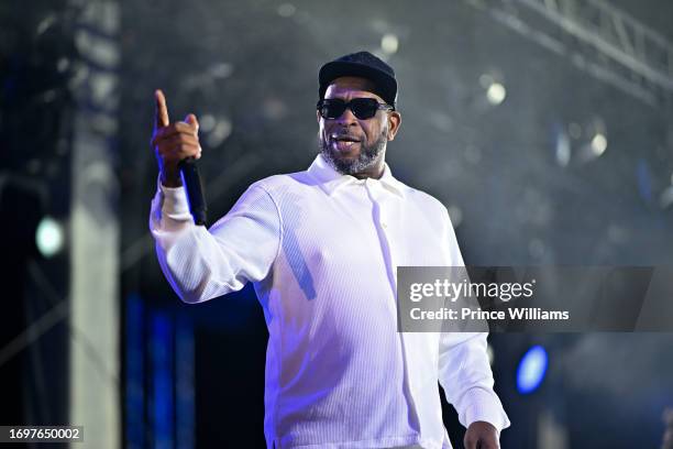 Uncle Luke performs onstage during Day 1 of Revolt World on September 22, 2023 in Atlanta, Georgia.
