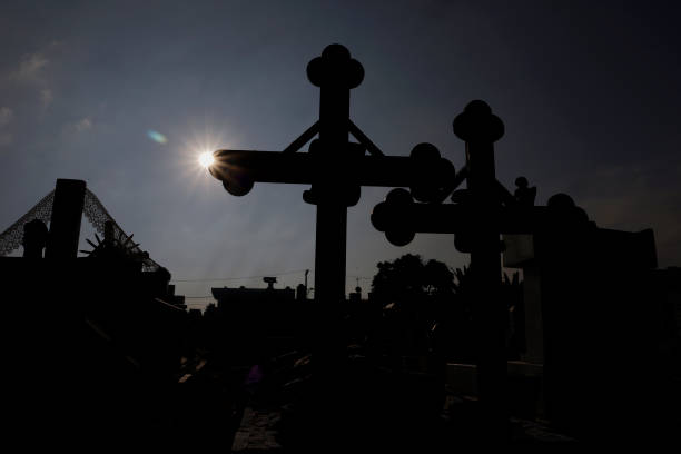MEX: Families Visit The San Andrés Mixquic Cemetery, Mexico, On The Occasion Of Saint Michael The Archangel's Day