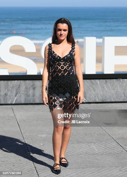 Amaia Romero attends the "La Mesias" photocall during the 71st San Sebastian International Film Festival at the Kursaal Palace on September 29, 2023...