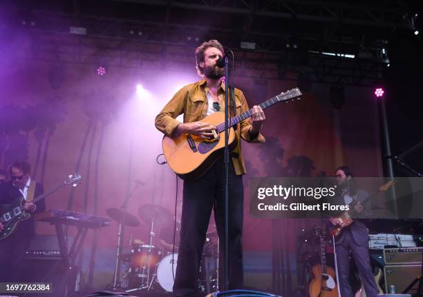 Father John Misty at the 2023 Ohana Festival held at Doheny State Beach on September 29, 2023 in Dana Point, California.