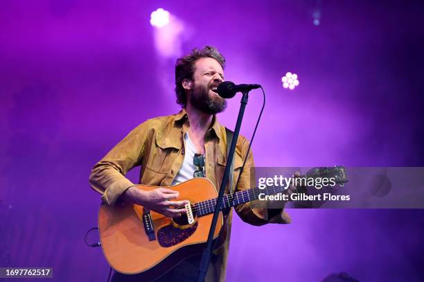 Father John Misty at the 2023 Ohana Festival held at Doheny State Beach on September 29, 2023 in Dana Point, California.