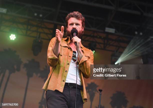 Father John Misty at the 2023 Ohana Festival held at Doheny State Beach on September 29, 2023 in Dana Point, California.