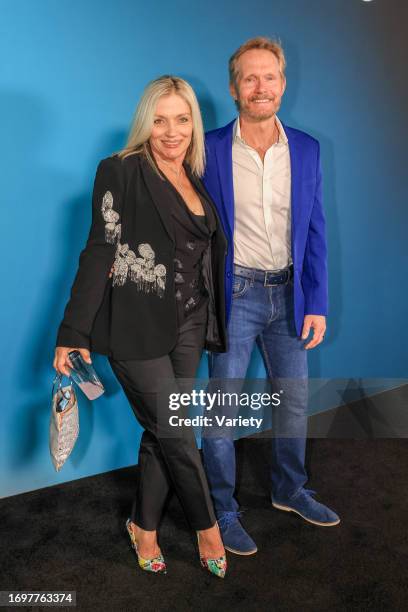 Lisa Jey Davis and Tom Schanley at The Grand Opening of Sphere in Las Vegas and the first of 25 U2:UV Achtung Baby shows on September 29, 2023 in Las...