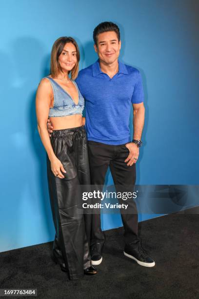 Courtney Laine Mazza and Mario Lopez at The Grand Opening of Sphere in Las Vegas and the first of 25 U2:UV Achtung Baby shows on September 29, 2023...