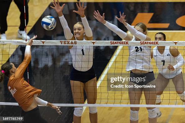 BYU Cougars opposite hitter and middle blocker Kate Prior and BYU ...
