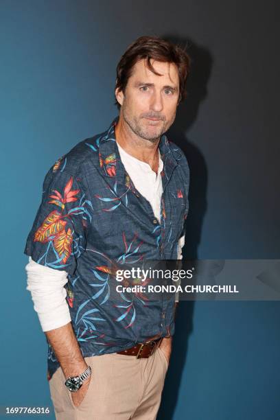 Actor Luke Wilson arrives for the opening night of Sphere ahead of Irish rock band U2's show at The Venetian Resort in Las Vegas, Nevada, on...