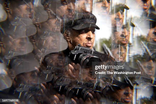Famed photographer Anthony Barboza photographed in Westbury, NY on September 27, 2023.
