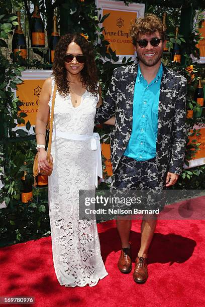 Designers Miguelina Gambaccini and Timo Weiland attend the sixth annual Veuve Clicquot Polo Classic on June 1, 2013 in Jersey City.