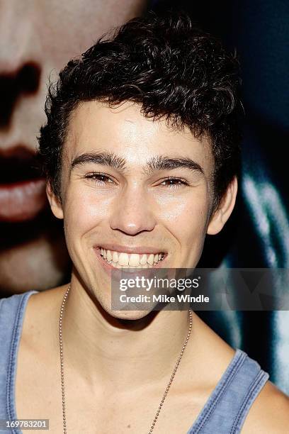 Max Schneider attends the kickoff for his "Nothing Without Love" summer tour at The Roxy Theatre on June 1, 2013 in West Hollywood, California.