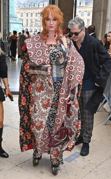 FRA: Andreas Kronthaler For Vivienne Westwood : Front Row - Paris Fashion Week - Womenswear Spring/Summer 2024