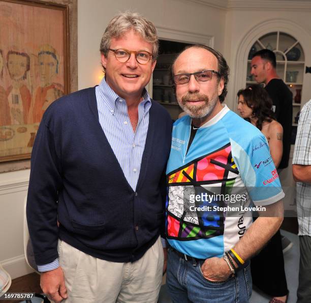 Edward M. Kennedy Jr. And Producer Bernie Yuman attend the Best Buddies Challenge: Hyannis Port After Party on June 1, 2013 in Hyannis Port,...