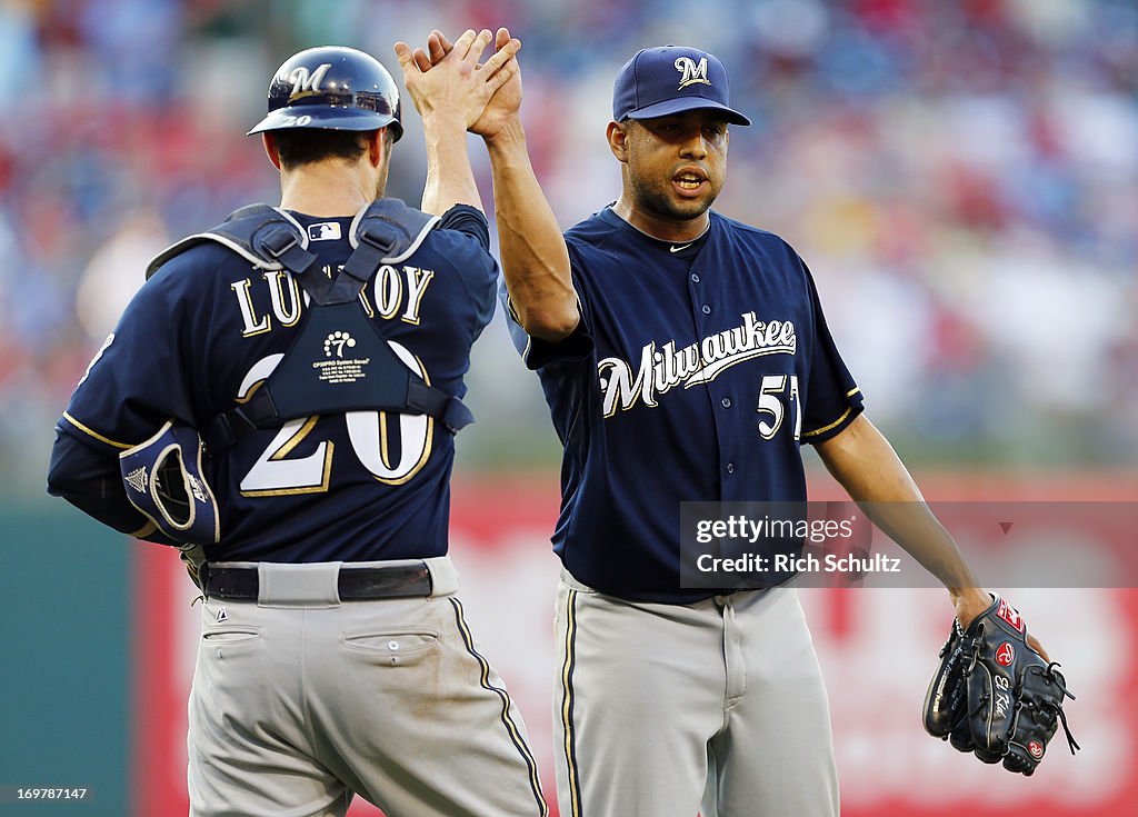 Milwaukee Brewers v Philadelphia Phillies