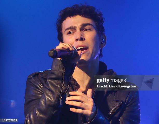 Former Nickelodeon star Max Schneider kicks off his "Nothing Without Love" summer tour at the Roxy Theatre on June 1, 2013 in West Hollywood,...