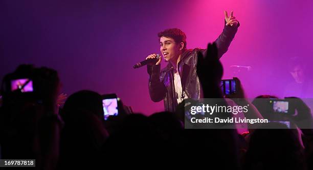 Former Nickelodeon star Max Schneider kicks off his "Nothing Without Love" summer tour at the Roxy Theatre on June 1, 2013 in West Hollywood,...