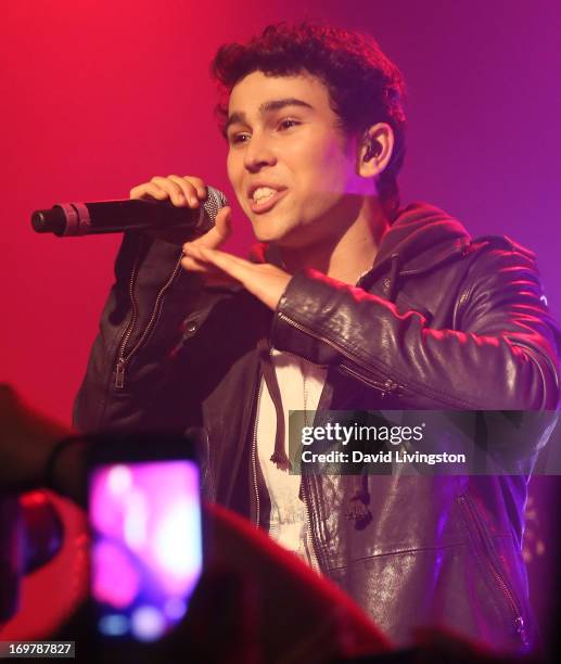 Former Nickelodeon star Max Schneider kicks off his "Nothing Without Love" summer tour at the Roxy Theatre on June 1, 2013 in West Hollywood,...