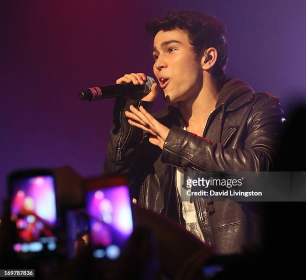 Former Nickelodeon star Max Schneider kicks off his "Nothing Without Love" summer tour at the Roxy Theatre on June 1, 2013 in West Hollywood,...