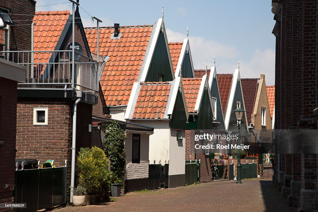 Street with traditional houses