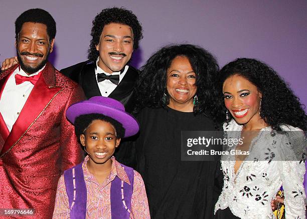 Bryan Terrell Clark as 'Marvin Gaye', Charl Brown as 'Smokey Robinson', Raymond Luke Jr. As 'Michael Jackson', Diana Ross and Valisia LeKae as 'Diana...