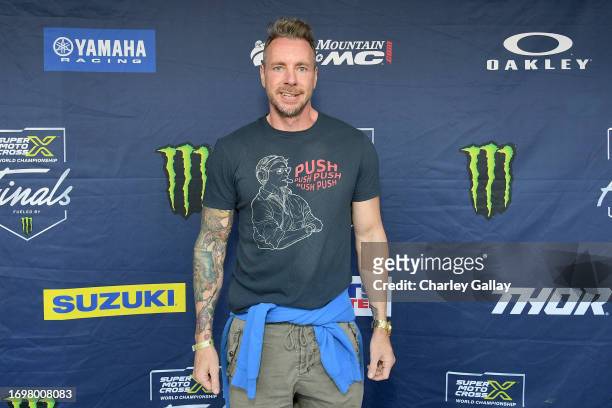 Dax Shepard attends the SuperMotocross World Championship Finals Celebrity Night at Los Angeles Memorial Coliseum on September 23, 2023 in Los...
