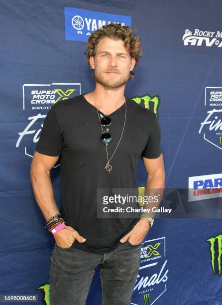 Travis Van Winkle attends the SuperMotocross World Championship Finals Celebrity Night at Los Angeles Memorial Coliseum on September 23, 2023 in Los...