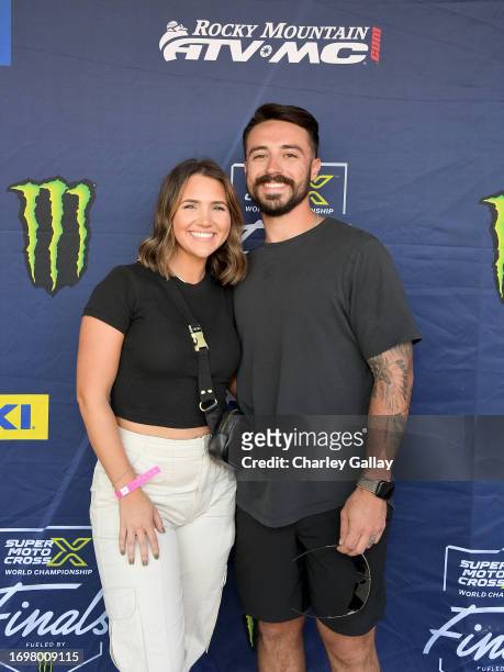 Devin Cordle and Hunter Cordle attend the SuperMotocross World Championship Finals Celebrity Night at Los Angeles Memorial Coliseum on September 23,...