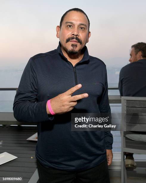 Emilio Rivera attends the SuperMotocross World Championship Finals Celebrity Night at Los Angeles Memorial Coliseum on September 23, 2023 in Los...