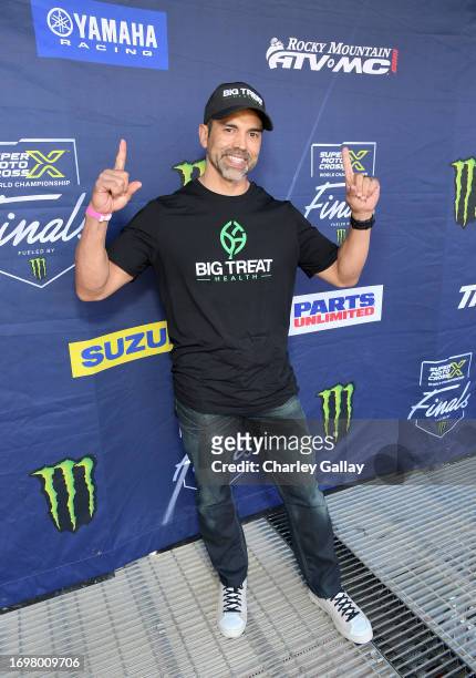 Eddie Judge attends the SuperMotocross World Championship Finals Celebrity Night at Los Angeles Memorial Coliseum on September 23, 2023 in Los...
