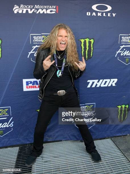 Mitch Malloy attends the SuperMotocross World Championship Finals Celebrity Night at Los Angeles Memorial Coliseum on September 23, 2023 in Los...